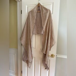 🧣 Caron Miller Santa Barbara Silk Blend Wrap / Scarf / Pashmina